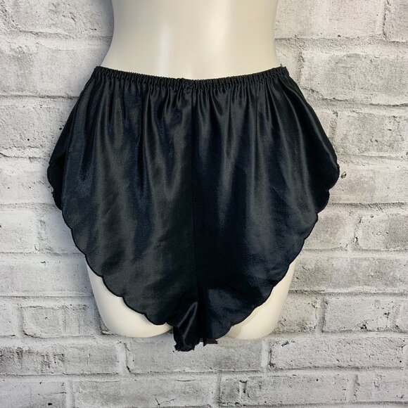 Vintage 90s Vanity Fair Silky Satin Cami Shorts Lingerie Sleepwear Loungewear - Picture 7 of 16
